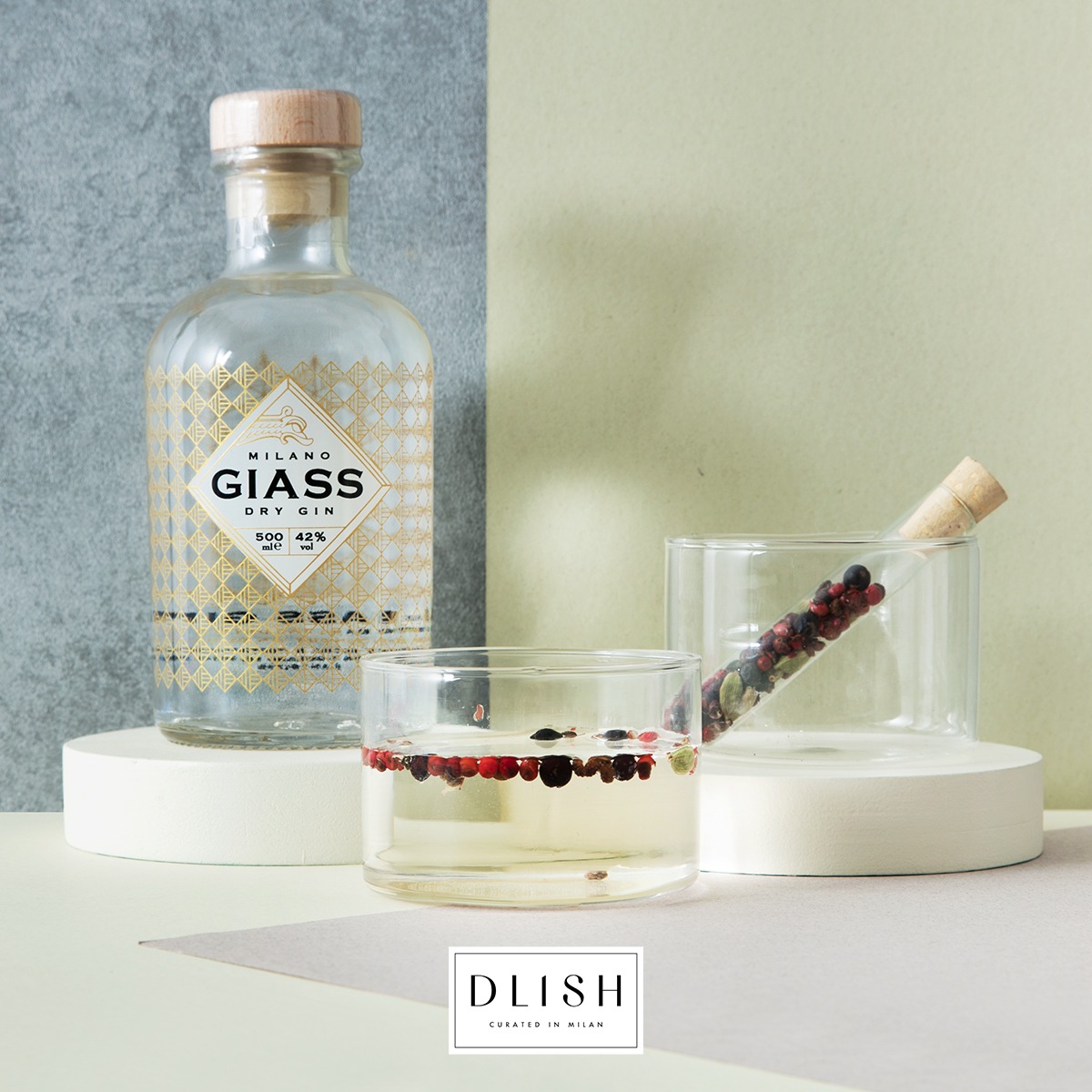 Elegant DLISH gin gift set