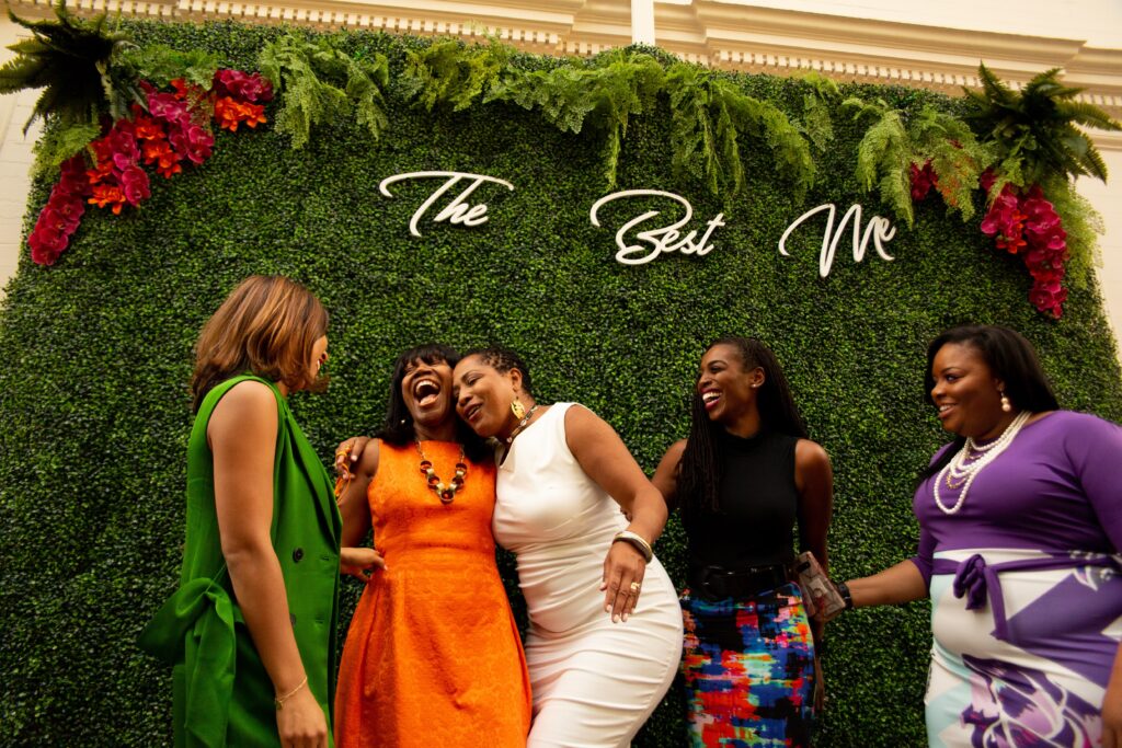 Women networking at The Best Me Conference