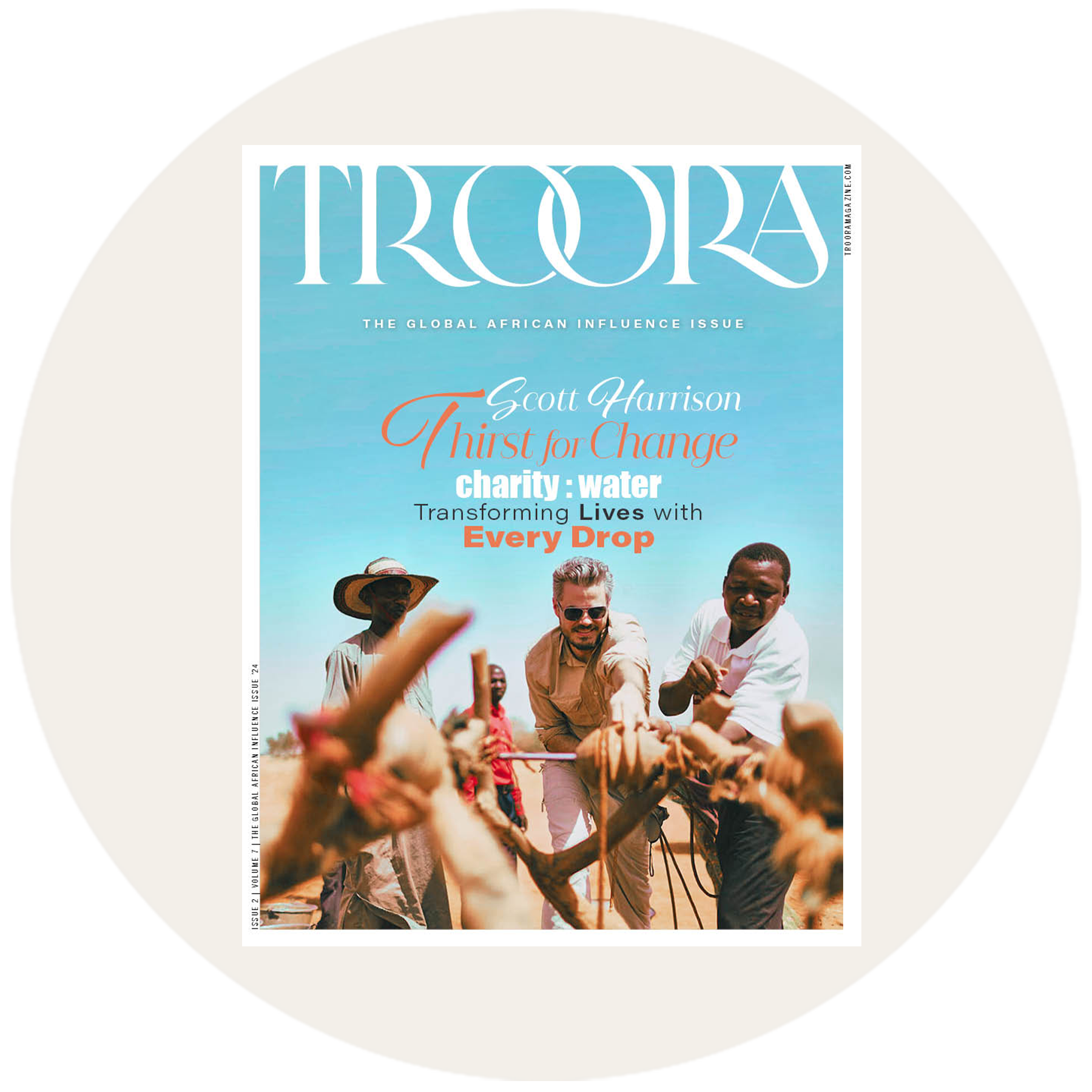 Magazine Cover featuring Mohau Modisakeng