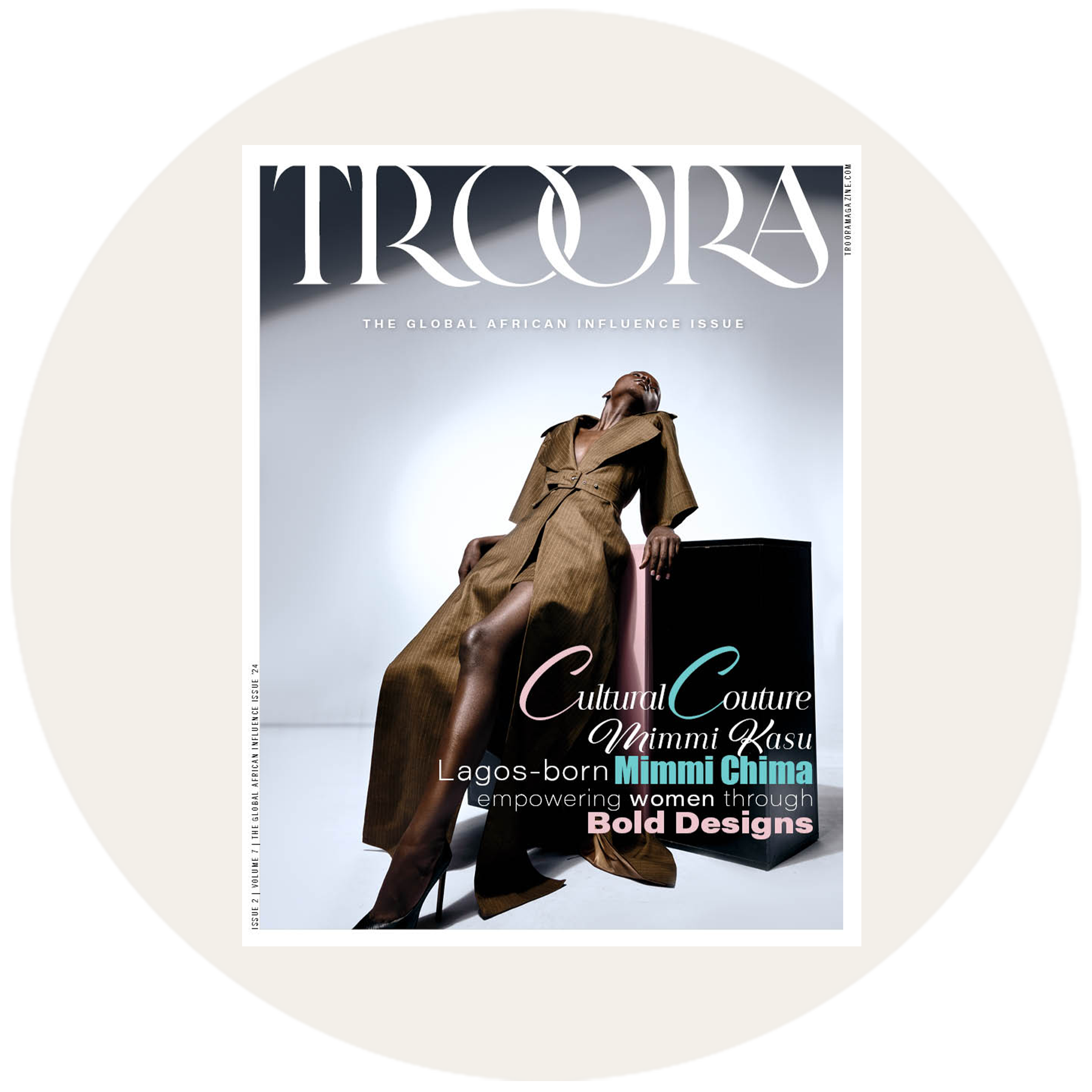 Magazine Cover featuring Mohau Modisakeng