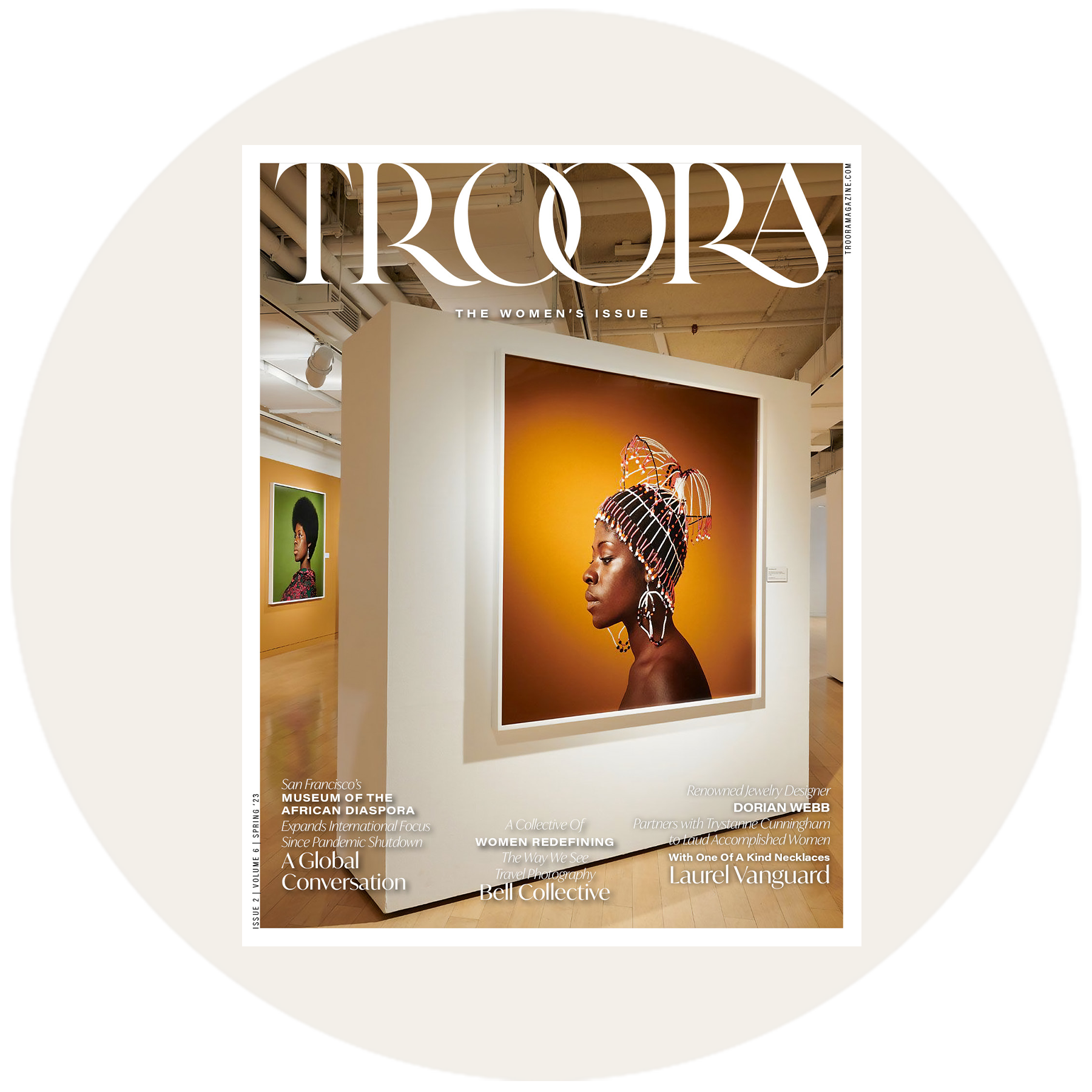 Magazine Cover featuring Mohau Modisakeng